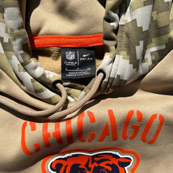 Official NFL x Nike Camouflage Chicago Bears Hoodie - Picture 3 of 7
